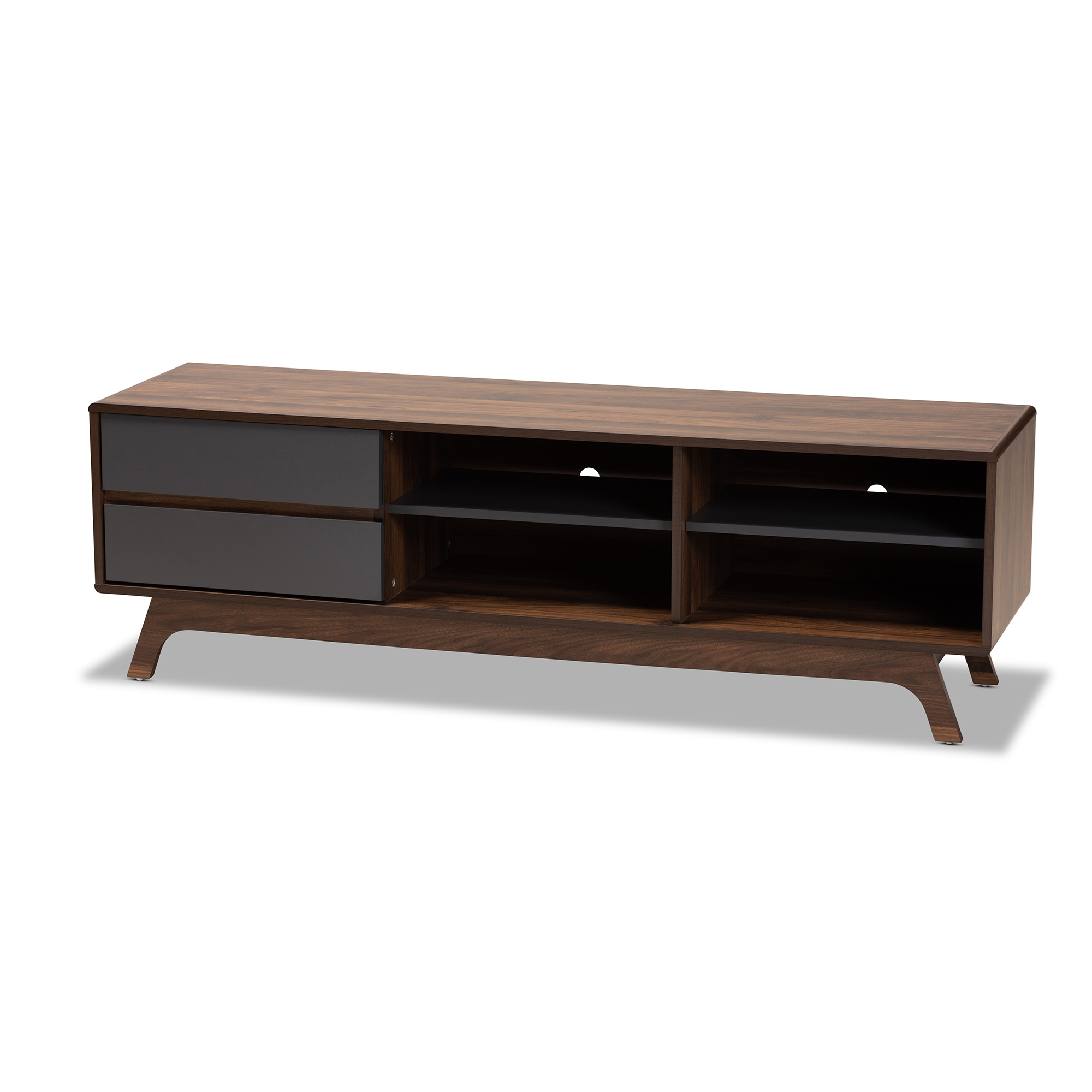 Baxton studio armstrong dark on sale brown modern tv stand